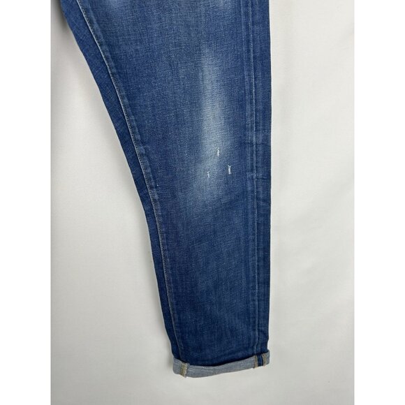 PILCRO Anthropologie Womens 29 Slim Boyfriend Jeans Straight  Mid Rise Medium - Picture 15 of 16